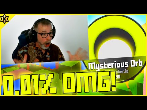 Krunker Streamer Unboxes "MYSTERY ORB" UNOBTAINABLE 1/10,000 CHANCE! Krunker Top Twitch Clips!