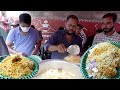 Cheapest Roadside Unlimited Biryani's & Non Veg Meals | Hyderabad Roadside meals |Street Food planet