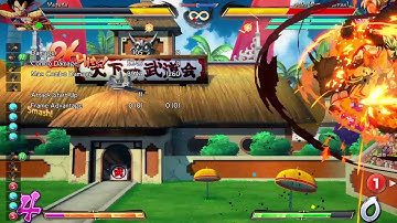 Base Vegeta Optimal corner loop bnb combo (5500 dmg meterless)