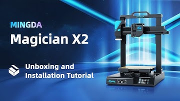 Mingda Magician X2 Unboxing and Installation Tutorial/ Unboxing, Set up, First Prints