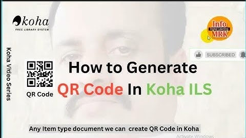 How to Create QR code in Koha ILS 22.11