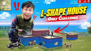 Only L-Shape House Loot \u0026 Win a Game Challenge in Free Fire 😎 Tonde Gamer