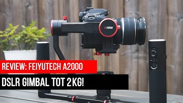 FeiyuTech a2000 gimbal outdoor testing