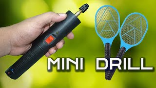Rechargeable Mini Drill Machine Using Mosquito Racket | How to Make Mini drill machine
