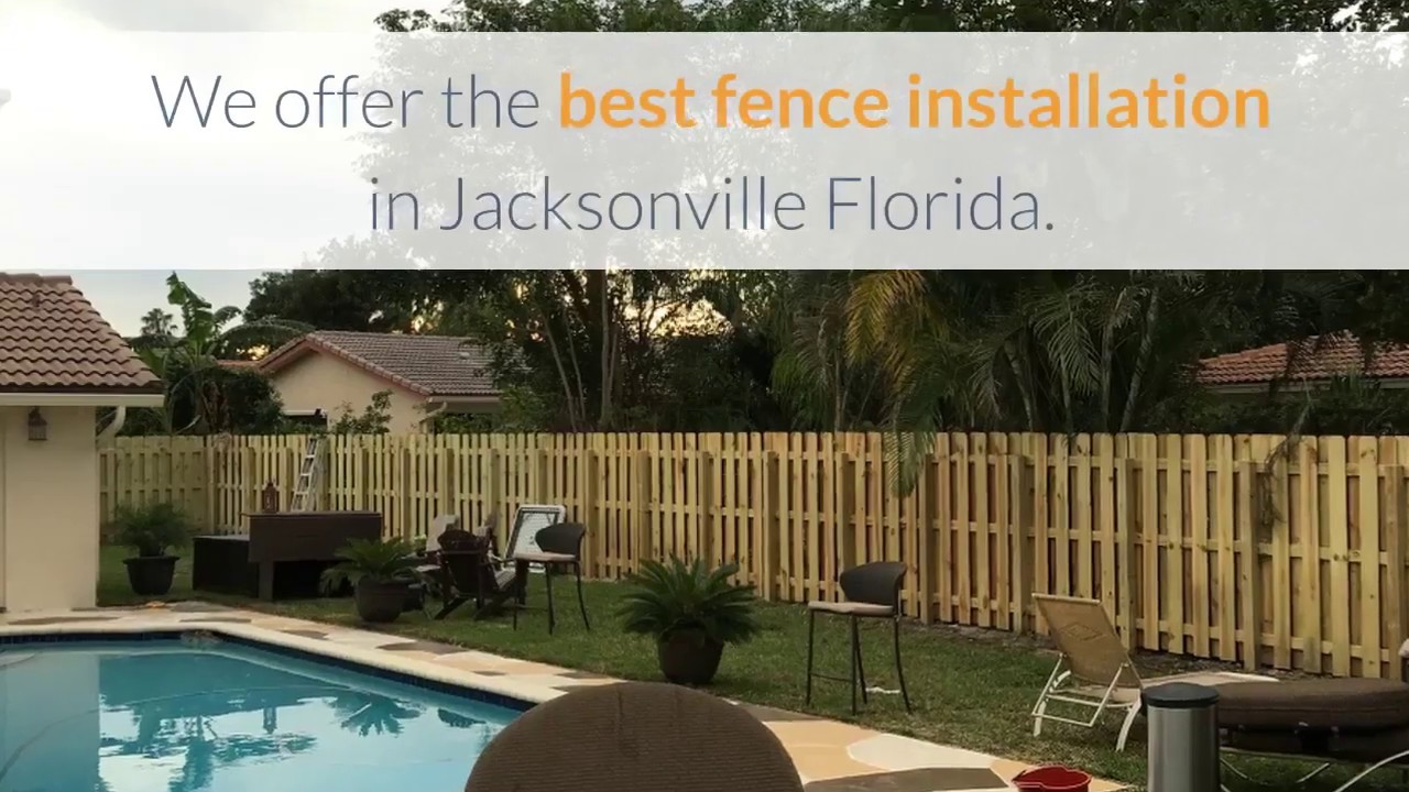 fence installation Jacksonville Florida Jacksonville Fence builders