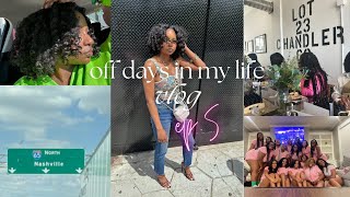 off days in my life ep.5// quick nashville tn trip, fun with friends, natural hair, atl trip + MORE