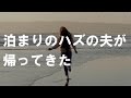 【旦那大好き】会社に泊まりのハズの夫が夜中に帰ってきた【いい夫婦恋愛のかわいい感動実話】