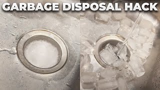 Garbage Disposal Cleaning Hack with Ice Cubes, Baking Soda & Vinegar