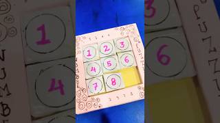 DiY Number Puzzle Game. #diy #artintegratedproject #craft #trending