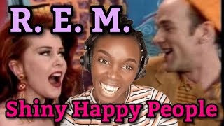 African Girl First Time Hearing R.E.M. - Shiny Happy People (Official Music Video) | REACTION