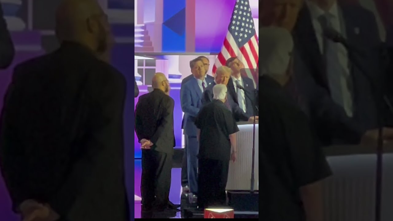 Trump Makes Brief Appearance At RNC Wednesday