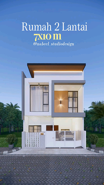 Rumah 7x10 m 2 Lantai #shorts #rumahidaman #rumahminimalis #rumahmodern #scandinavian #desainrumah