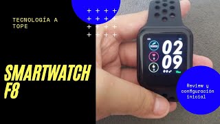 F8 smartwatch Review y configuración inicial - YouTube
