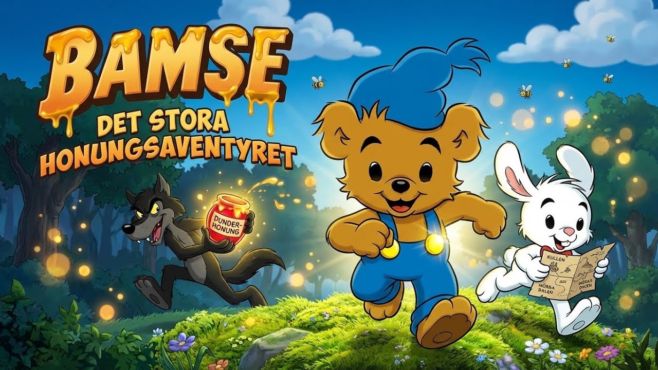 BAMSE OCH HONUNGSJAKTEN! 🍯 Kan Bamse rädda dunderhonungen?