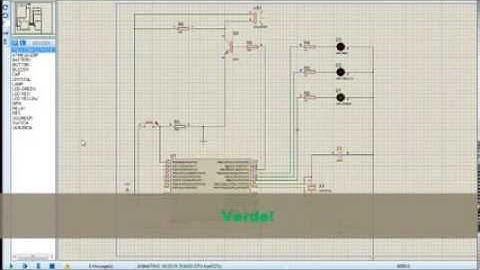 Simulando Semáforo com Arduino no Proteus
