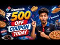 🍕 Domino’s Coupon Code Today 🔥 ₹500 OFF Deals & Offers | Latest Domino’s Discount Codes June 2026