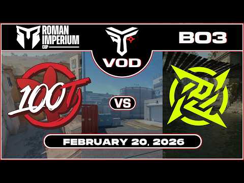100 Thieves (100T) vs Ninjas in Pyjamas | Roman Imperium Cup V | #BO3 | @TrottahCS [ #cs2 #vod ]