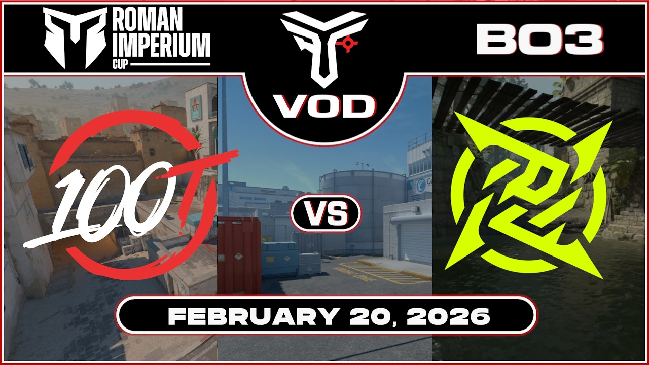 100 Thieves (100T) vs Ninjas in Pyjamas | Roman Imperium Cup V | 