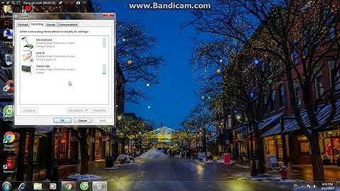 Hướng dẫn bật micro trên win7