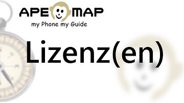 Ape@Map Lizenz(en)