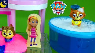 Paw Patrol Toys Get Ready for Bed with Me Funny Slime Toy Bedtime Stories Video for Kids Toddlers