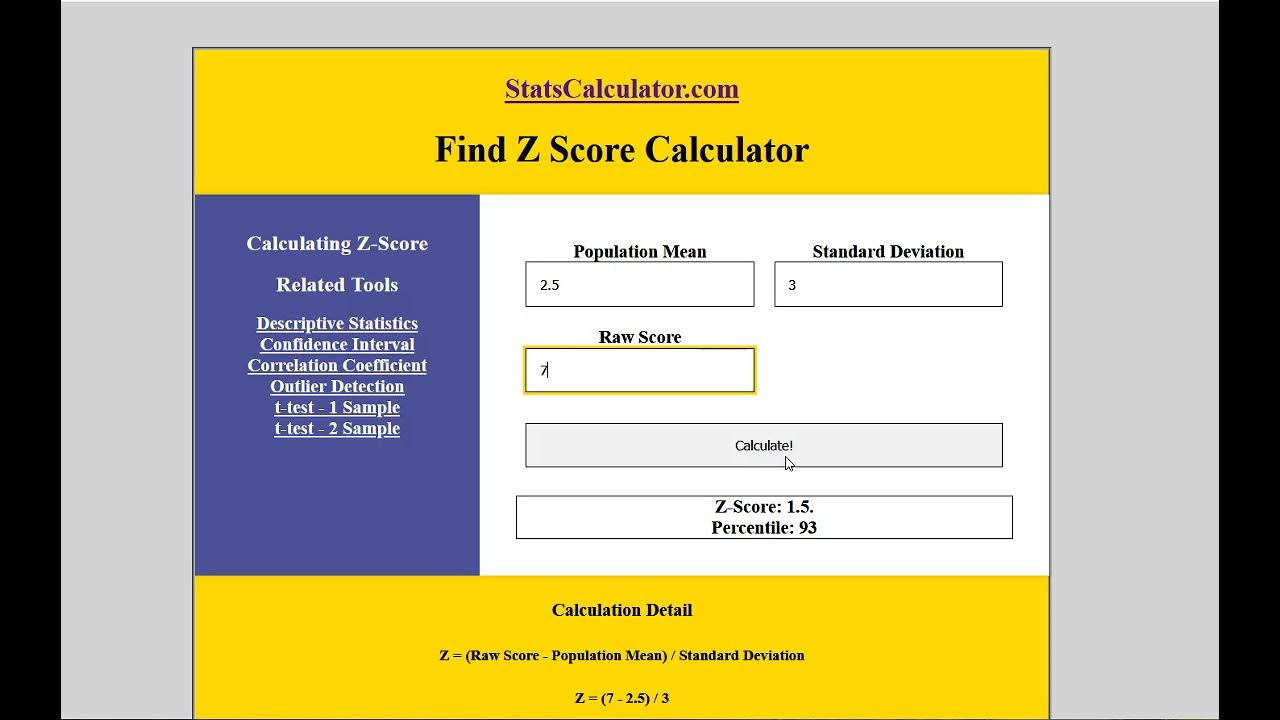 آلة حاسبة أون لاين للإحصاء الوصفي Online Descriptive Statistics
