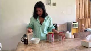 Morning monday vibes Balinese beautiful girl