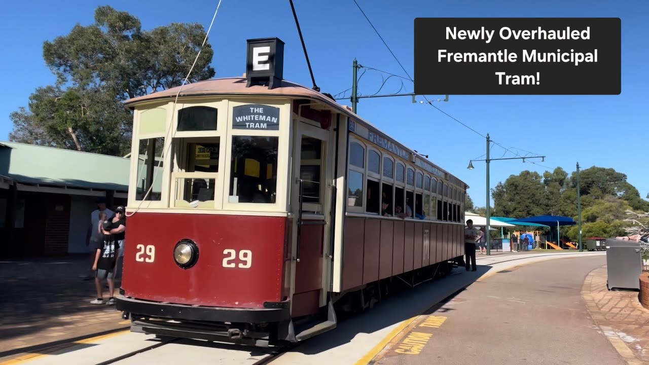 Experiencing Fremantle Municipal Tram in Whiteman Park!