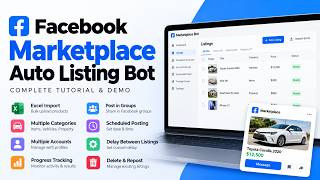 Facebook Marketplace Auto Listing Bot | Bulk Upload, Scheduling & Auto Posting Tutorial Guide