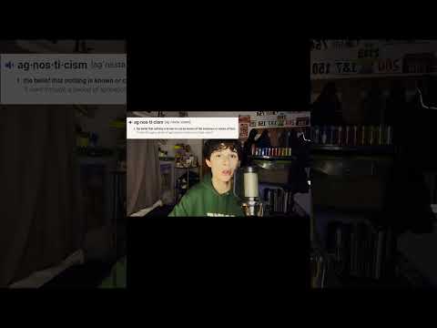 atheism vs agnosticism, which am I?  #deconstruction #philosophy #religion #shorts