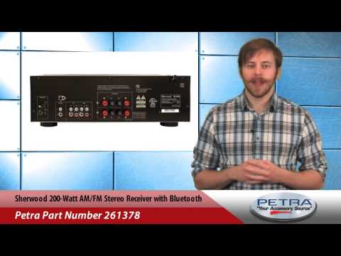 Sherwood 200-Watt AM/FM Stereo Receiver with Bluetooth