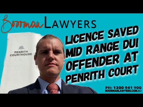 Video thumbnail: Penrith Mid Range PCA Case Study: 0.082, Forklift Driver Gets a Conditional Release Order Without Conviction (NSW)