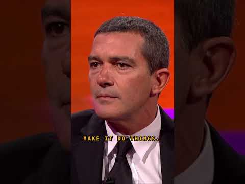 Antonio Banderas And Graham Compare Swords
