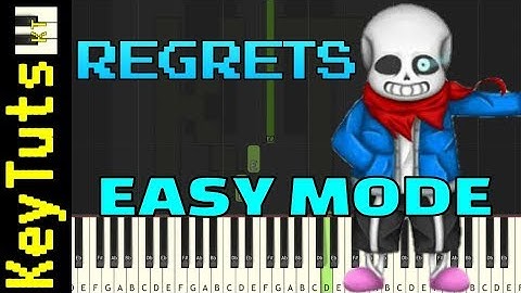 Learn to Play Regrets from Glitchtale (Undertale AU) - Easy Mode