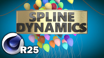 Cinema 4D R25: Spline Dynamics (Ropes, Wires, and Balloon Strings)