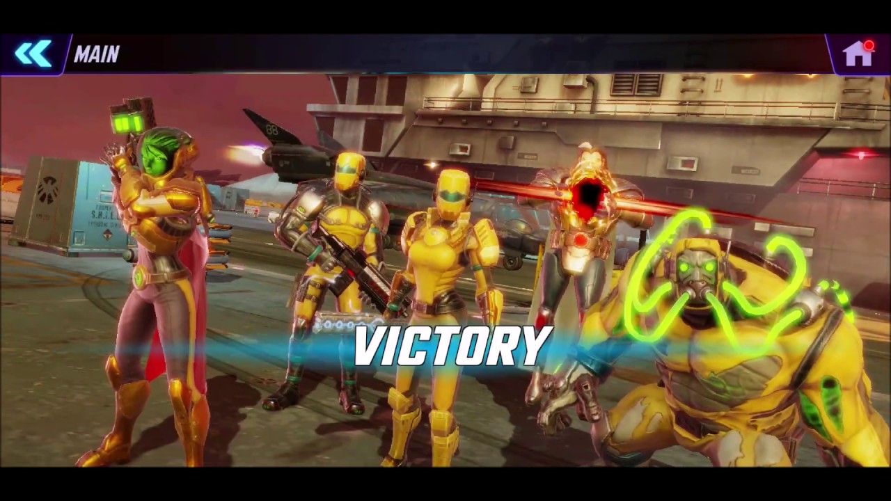 Marvel Strike Force War Counter A.I.M vs Asgardians YouTube