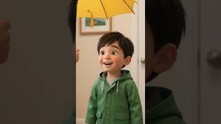 A Rainy Morning: Leo Forgot His Umbrella