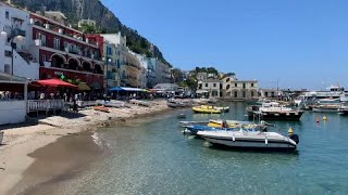 El coronavirus vacía de turistas extranjeros la siempre solicitada isla de Capri