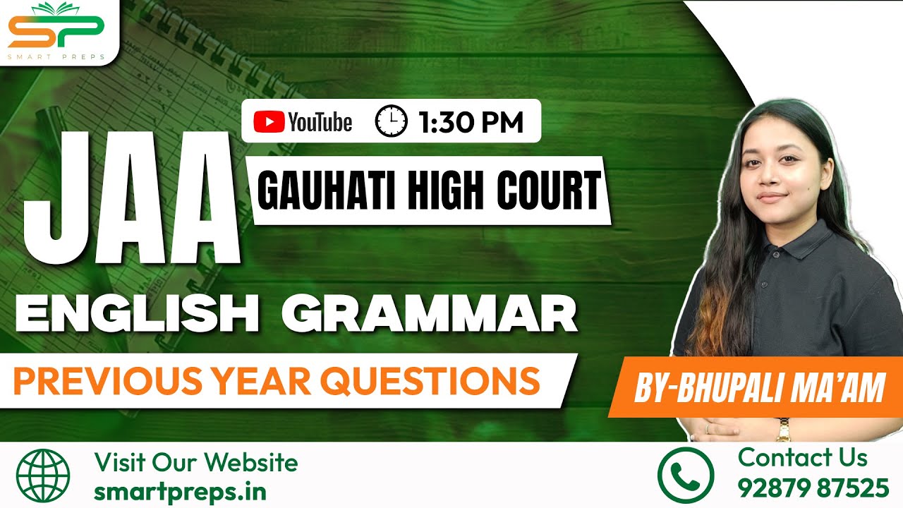 JAA PYQ'S | ENGLISH GRAMMAR | BY BHUPALI SANDHYA MA'AM