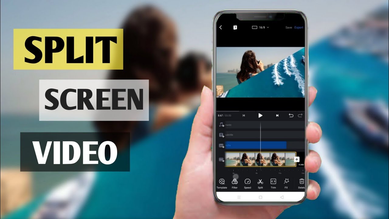 How To Make Split Screen Video on Mobile | VN Application - YouTube