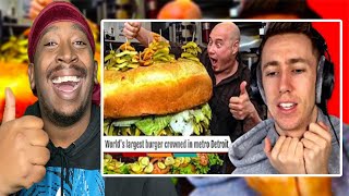 Reaction To Top 10 Most Outrageous Burgers In The World | SidemenReacts