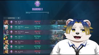 【勝つぞ！！！】VALORANT目指せアセンダント！現在ダイヤ3戻った！！！あげることしか考えてねえ！！