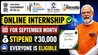 🛑Government Internship 2026 | Top 3 Internship Portals | Stipend + Certificate | For September Month