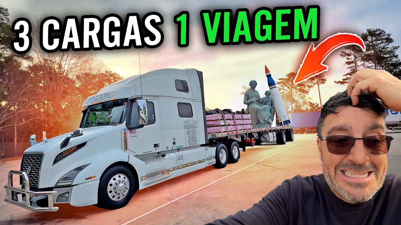 CONSEGUI TRÊS FRETES NO MESMO DIA 😱😨 