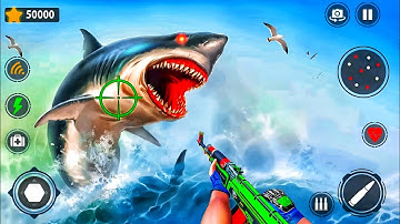 Shark Hunting Shooting Game - Shark Deadly Hunting Beach - Android GamePlay