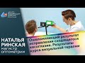 Ошеломляющий результат исправления сходящегося косоглазия. Результаты курса визуальной терапии