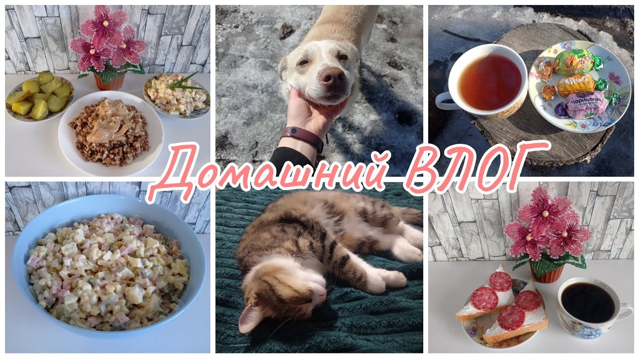 Домашний ВЛОГ. Весна! Первый пикник. Готовлю вкусный обед.