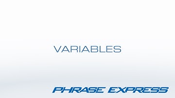 Text templates with variables