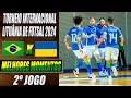 Brasil x ucrnia  2 jogo  torneio internacional da litunia de futsal 2024 15042024