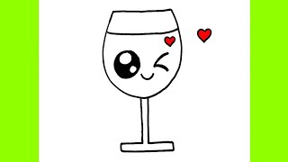 Bardak Resmi Nasıl Çizilir, Kolay Yoldan Adım Adım Sevimli Bardak Resmi Çizimi, Kolay Çizimler